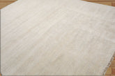 10' x14'  Beige Gray Color Hand Knotted Persian Wool and Silk Modern & Contemporary Oriental Area Rug
